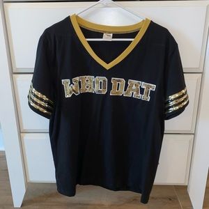 Saints Who Dat Shirt NW/OT